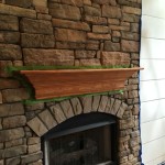 Covering Rock Fireplace With Shiplap