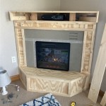 Diy Corner Fake Fireplace