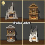 Fireplace Design In Minecraft
