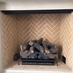 Herringbone Fireplace Insert