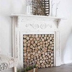Wood Fireplace Cover